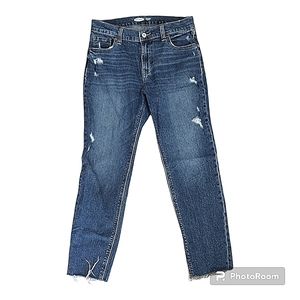 Old Navy Distressed Boyfriend Jeans Sz 2